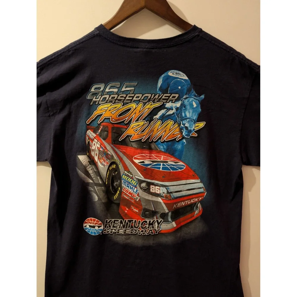 Kentucky Speedway Graphic T-Shirt Mens XL Navy Blue Excellent Racing Tee